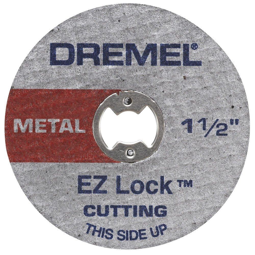 1-1/2-Inch EZ Lock Rotary Tool Cut-Off Wheels for Metal, 5-Pack