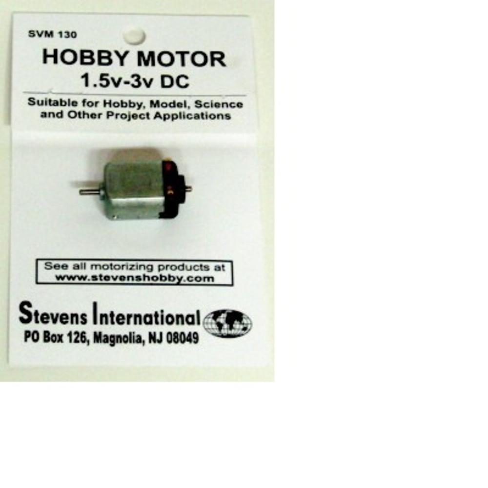 Motor - 1.5 to 3v DC Small Electric Motor (Flat Sides)