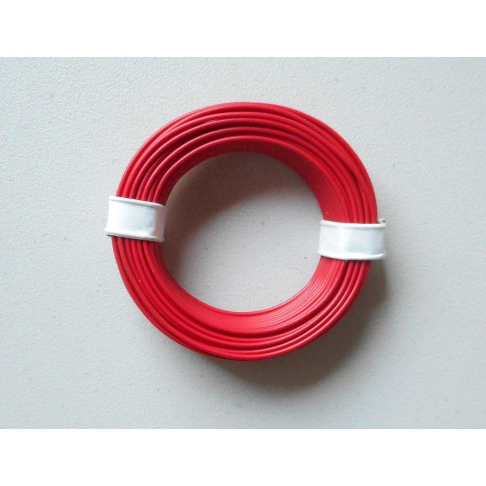 Red 22-Gauge Single Strand Copper Plastic Coated Wire 32/Roll