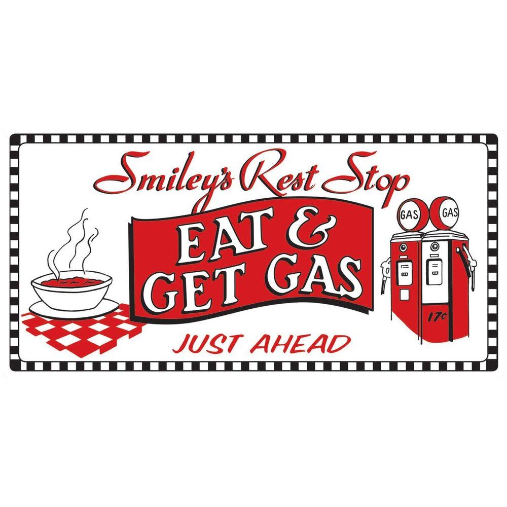 Tin Sign > Eat & Get Gas