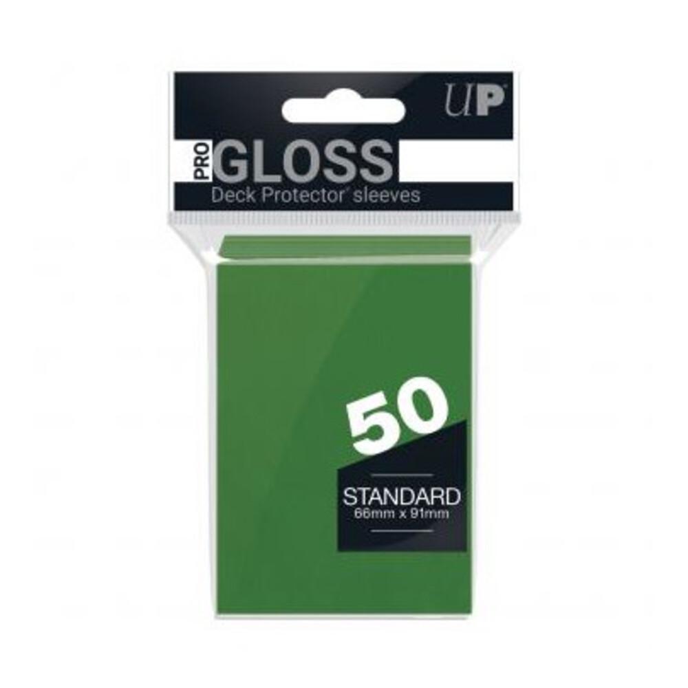 Ultra Pro Gloss Green Standard Deck Protectors (50 ct)