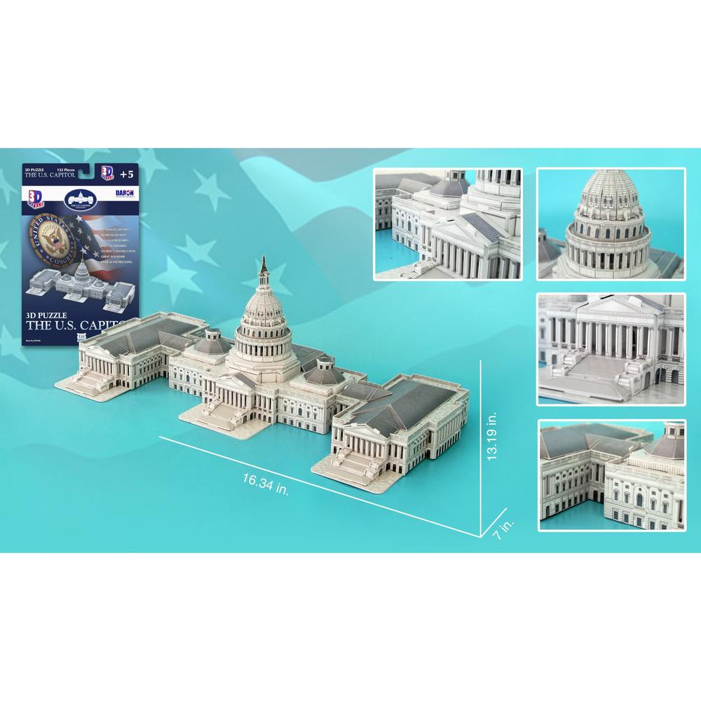 Daron World Trading 3D Puzzle - US Capitol Building