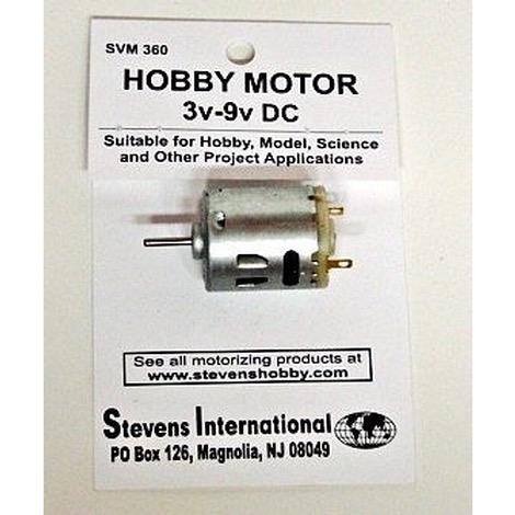 Motor - 3 to 9v DC Small Electric (Round Can) (for higher RPMs)