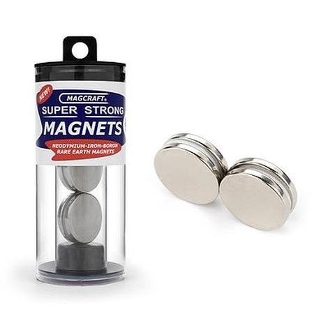 Rare Earth Disc Magnets (4) -- 1x1/8