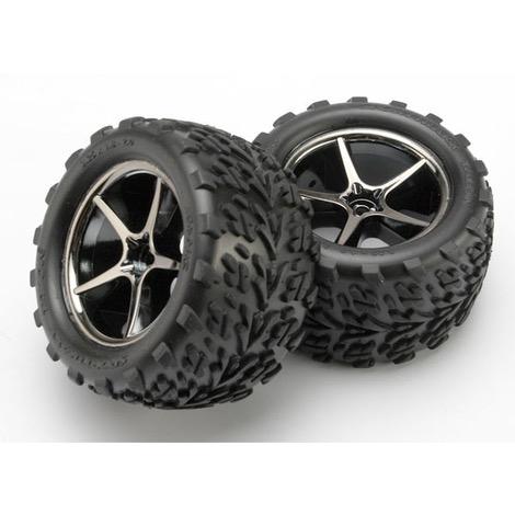 Traxxas Talon Tires/Gemini Wheels 1/16 E-Revo (2)