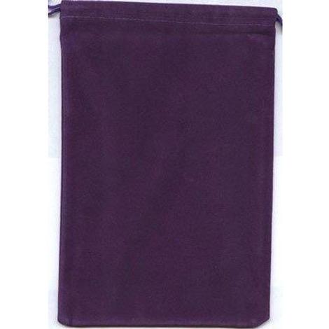 Velour Dice Bags - Large Purple 5