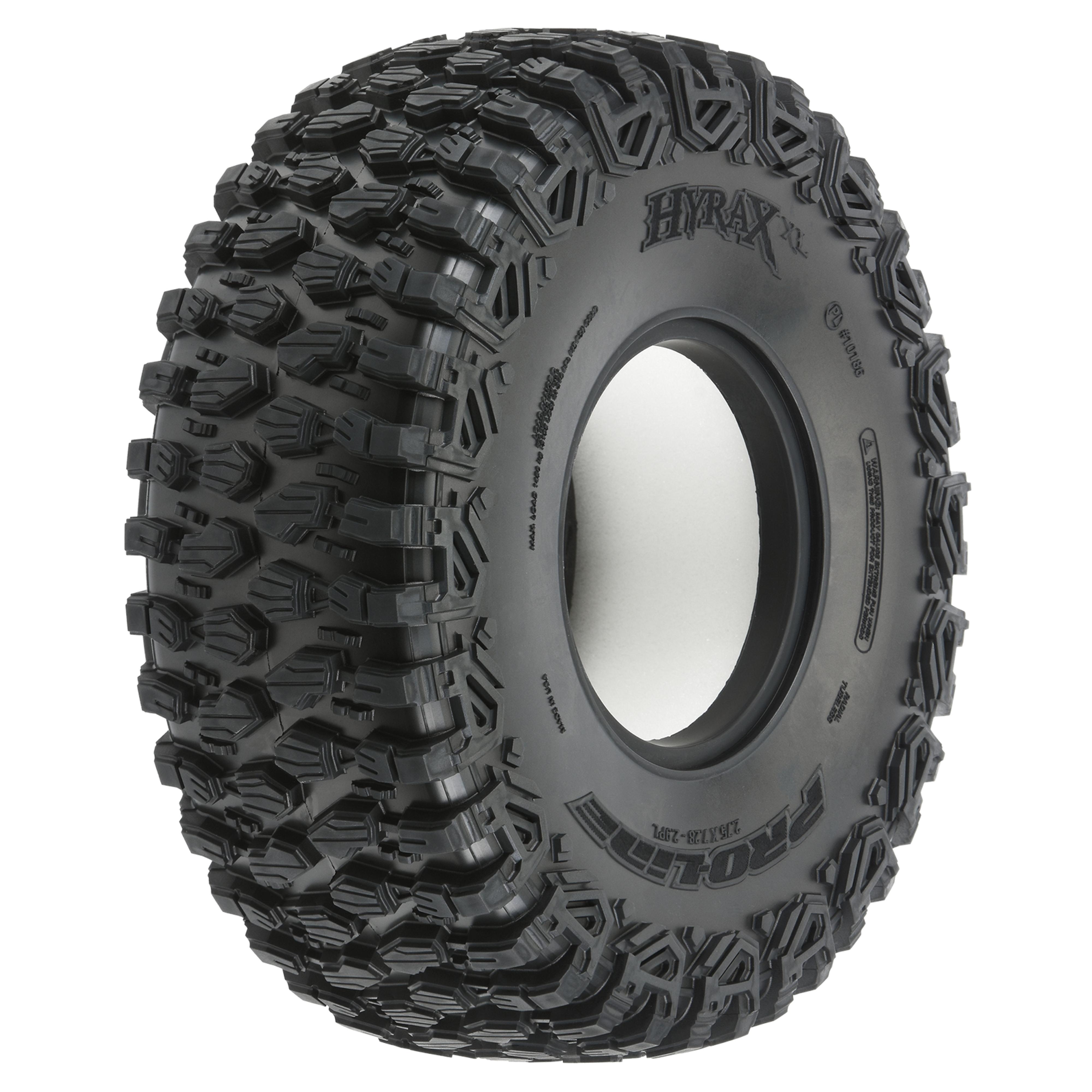 1/6 Hyrax XL Front/Rear All Terrain Losi Super Rock Rey Tires (2)