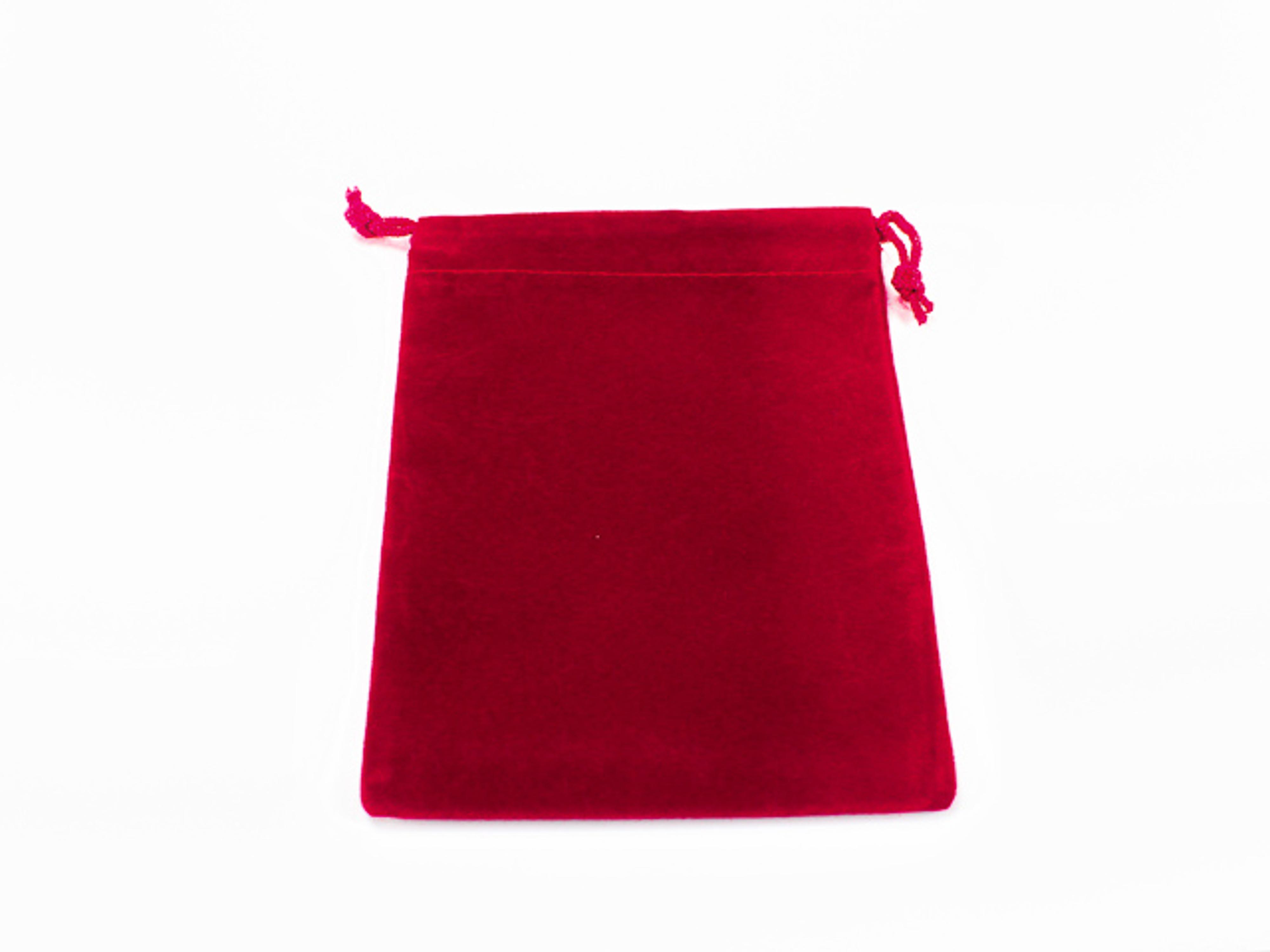 Chessex Suede Dice Bag (Small, Red)