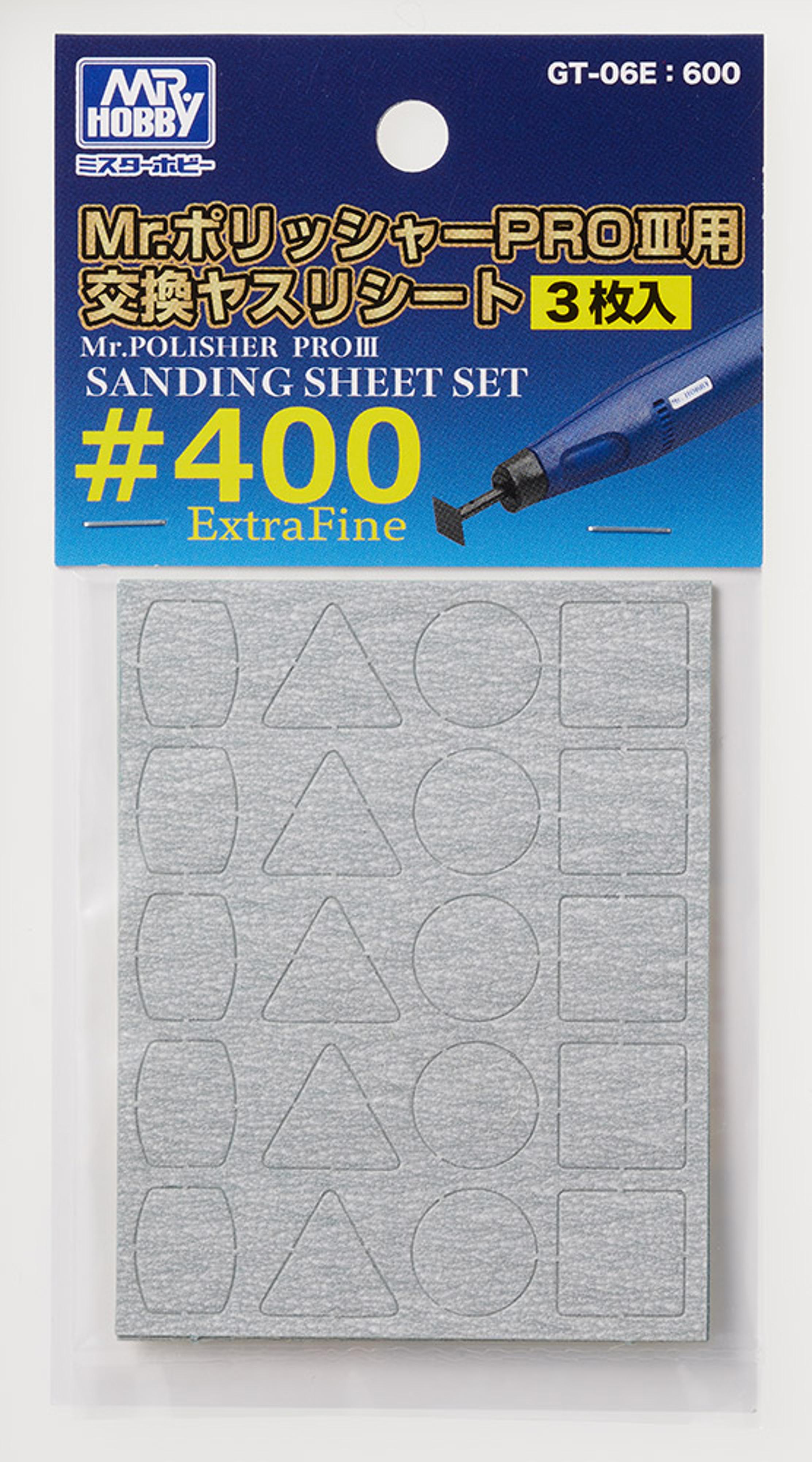 Mr. Polisher PRO III Sanding Sheet: #400 Extra Fine