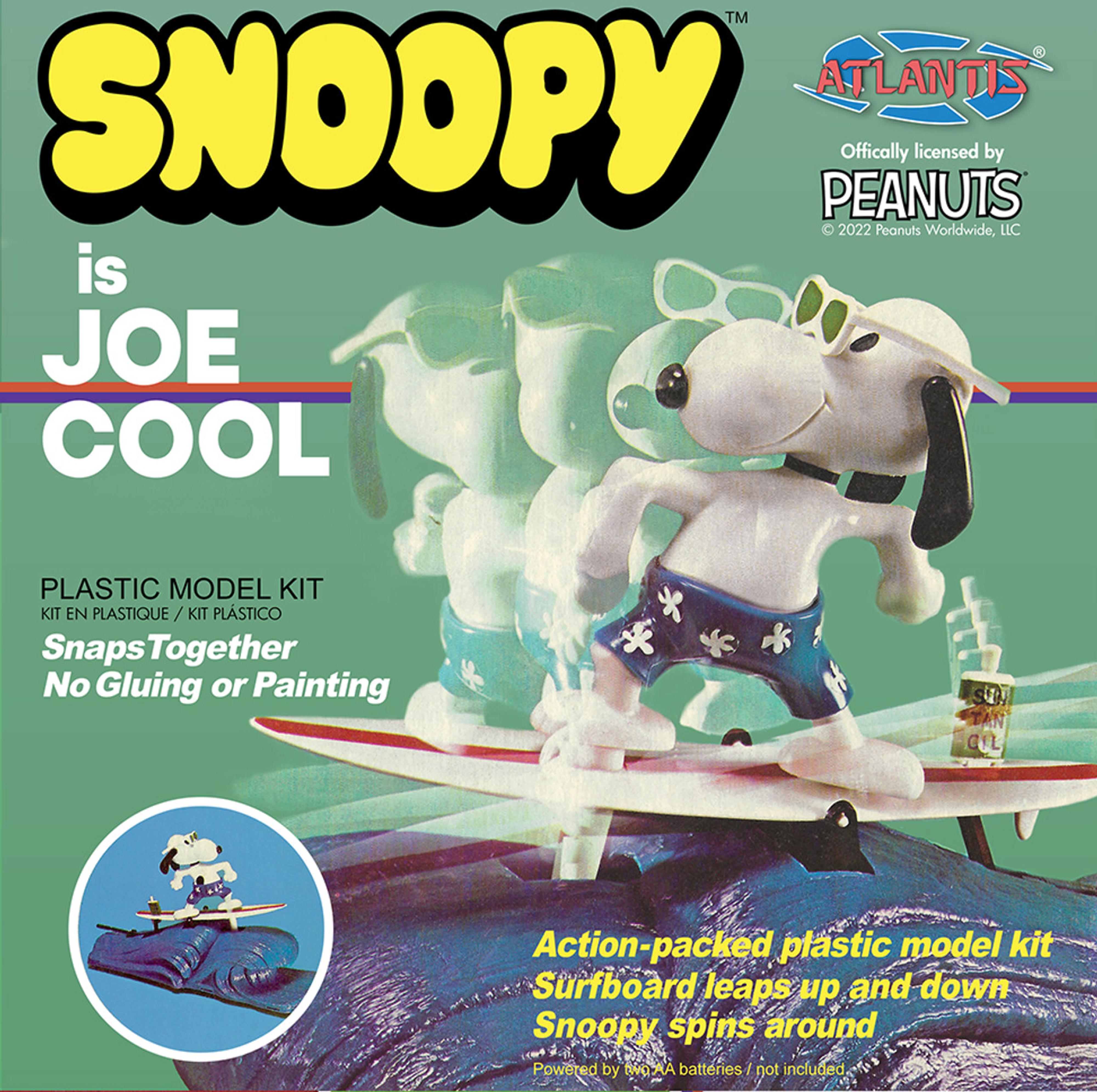Atlantis Snoopy is Joe Cool Motorized Model Kit