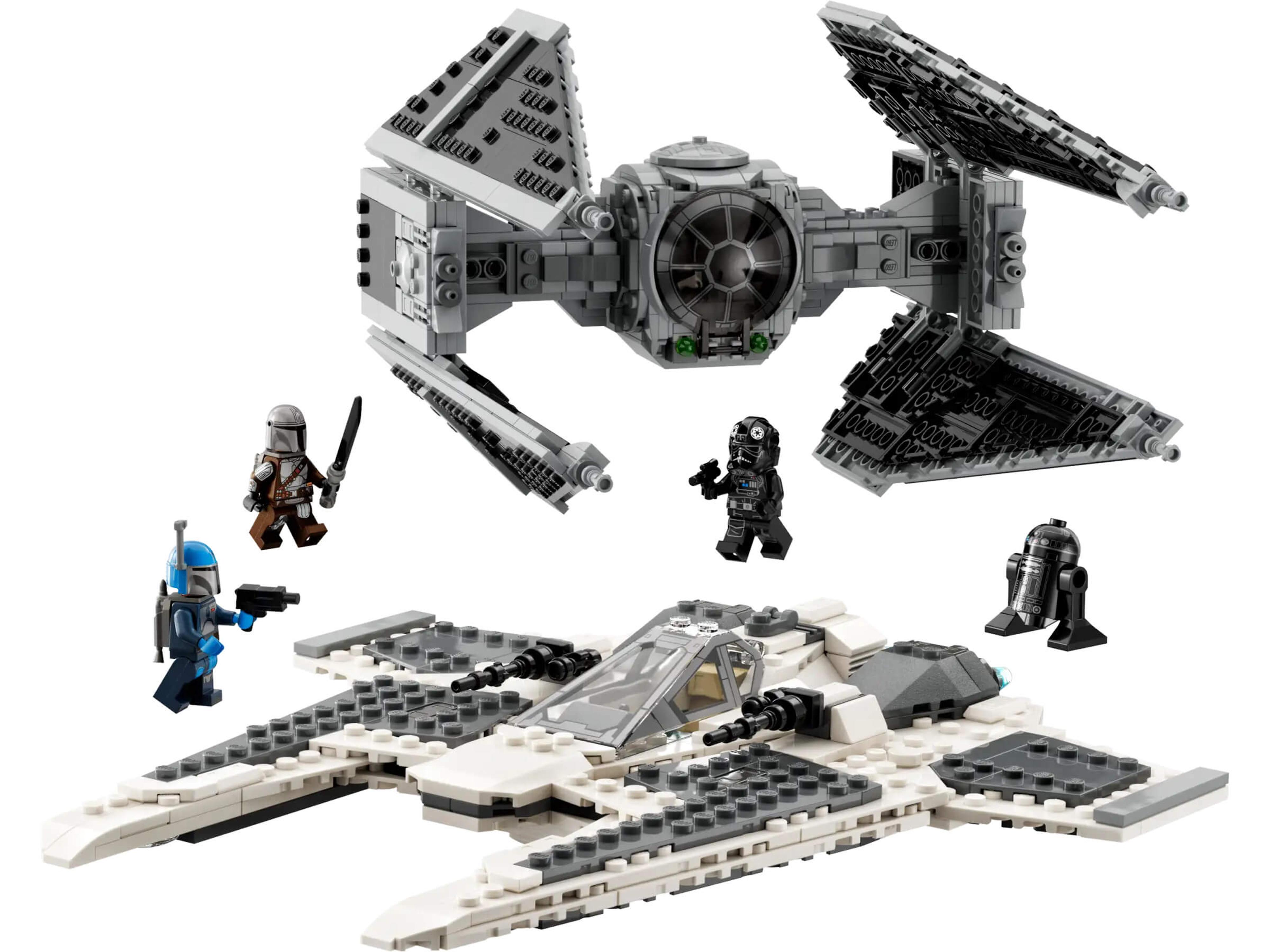 LEGO Star Wars - Mandalorian Fang Fighter vs. TIE Interceptor
