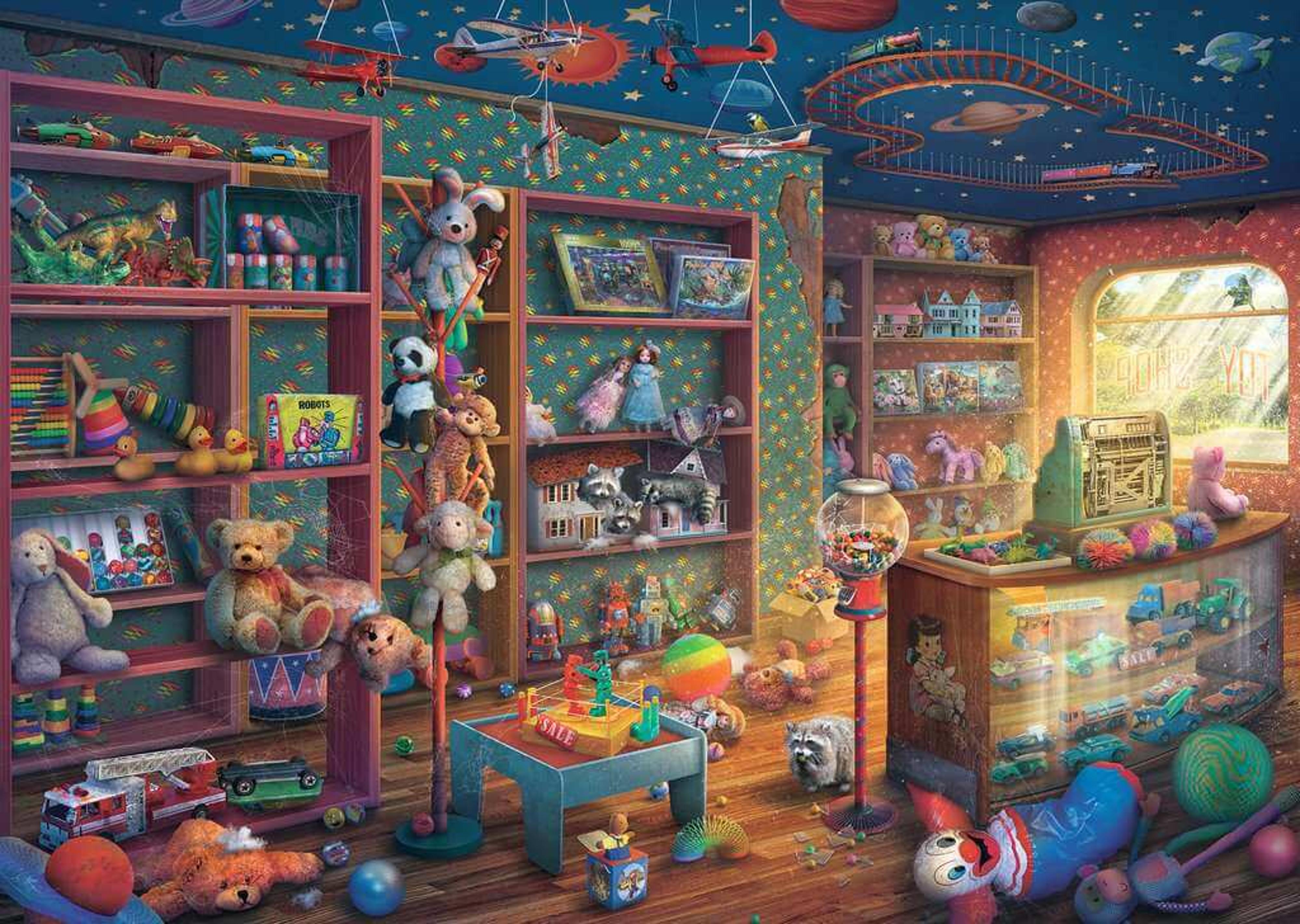 Ravensburger Abandoned Places: Tattered Toy Store 1000pc Puzzle