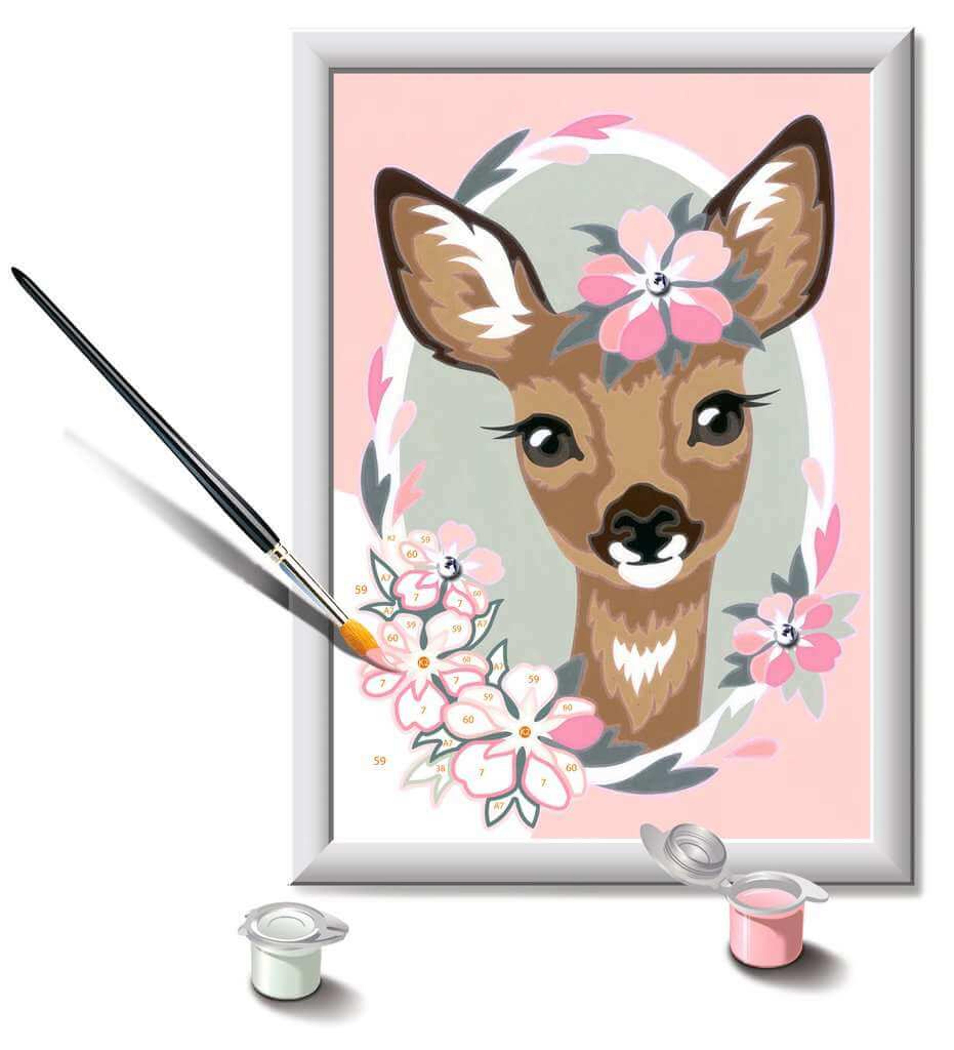Ravensburger CreArt Delightful Deer Paint-by-Number (5x7)