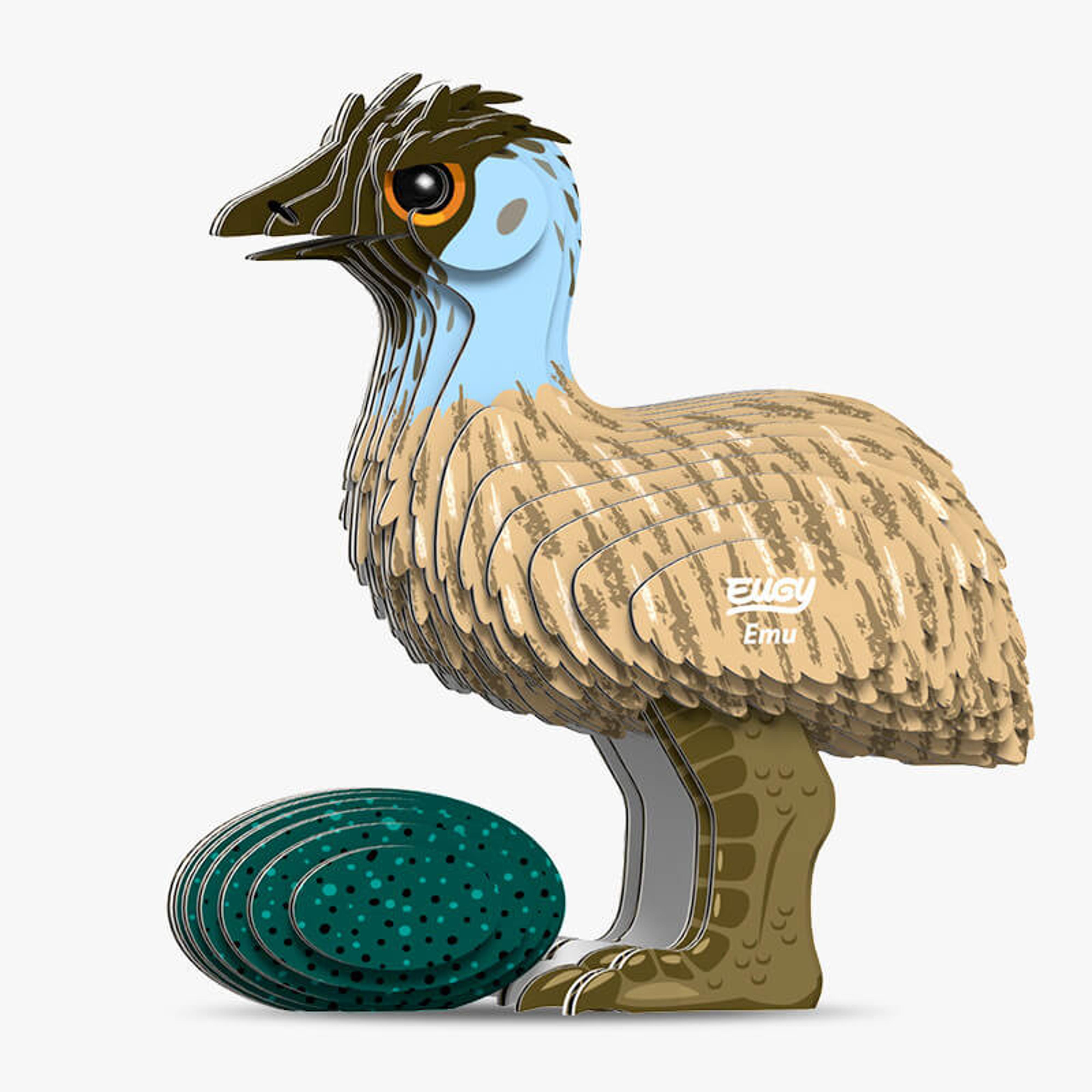 Emu 3D Cardboard Model Kit