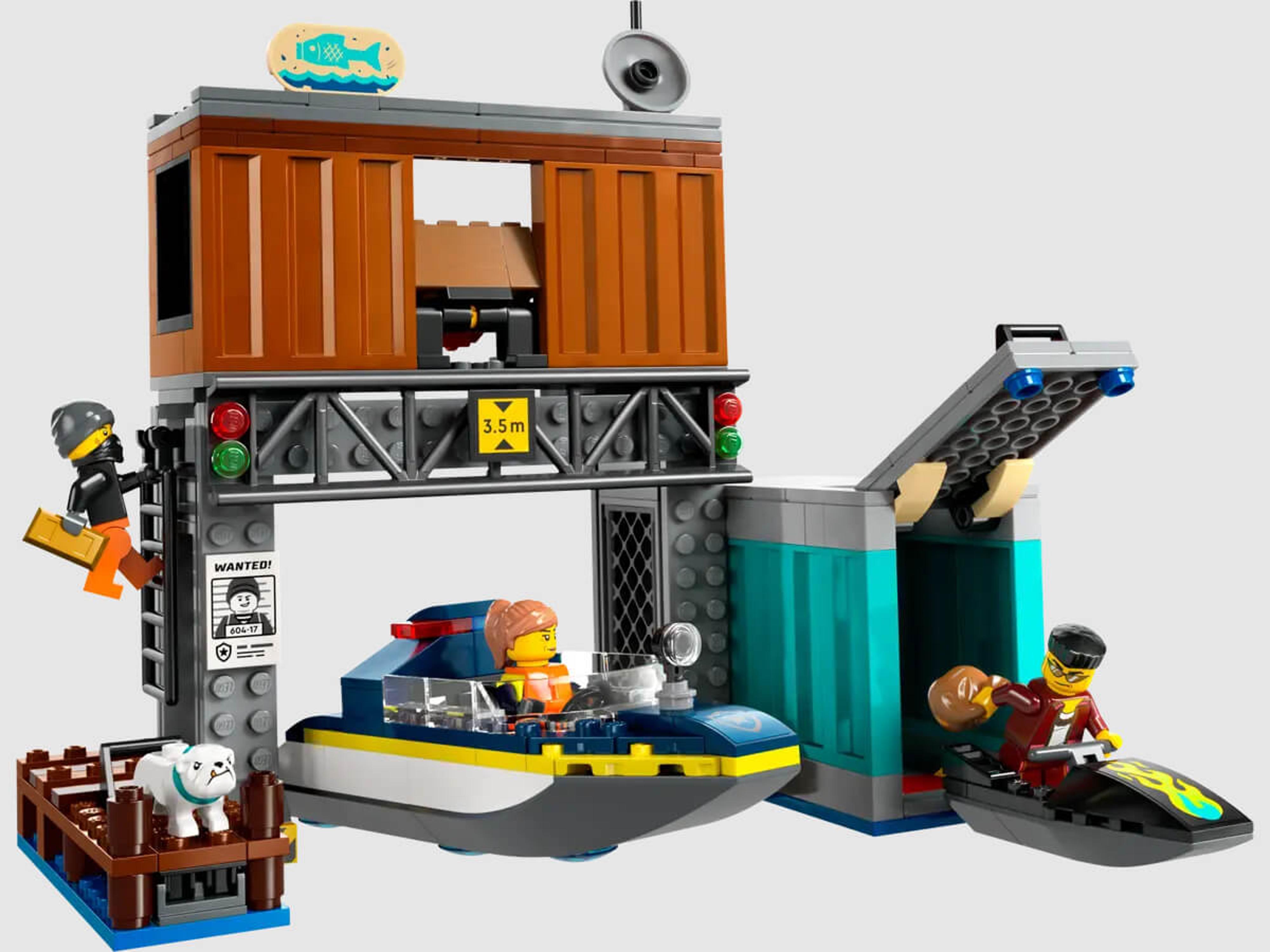 LEGO City - Police Speedboat and Crooks Hideout