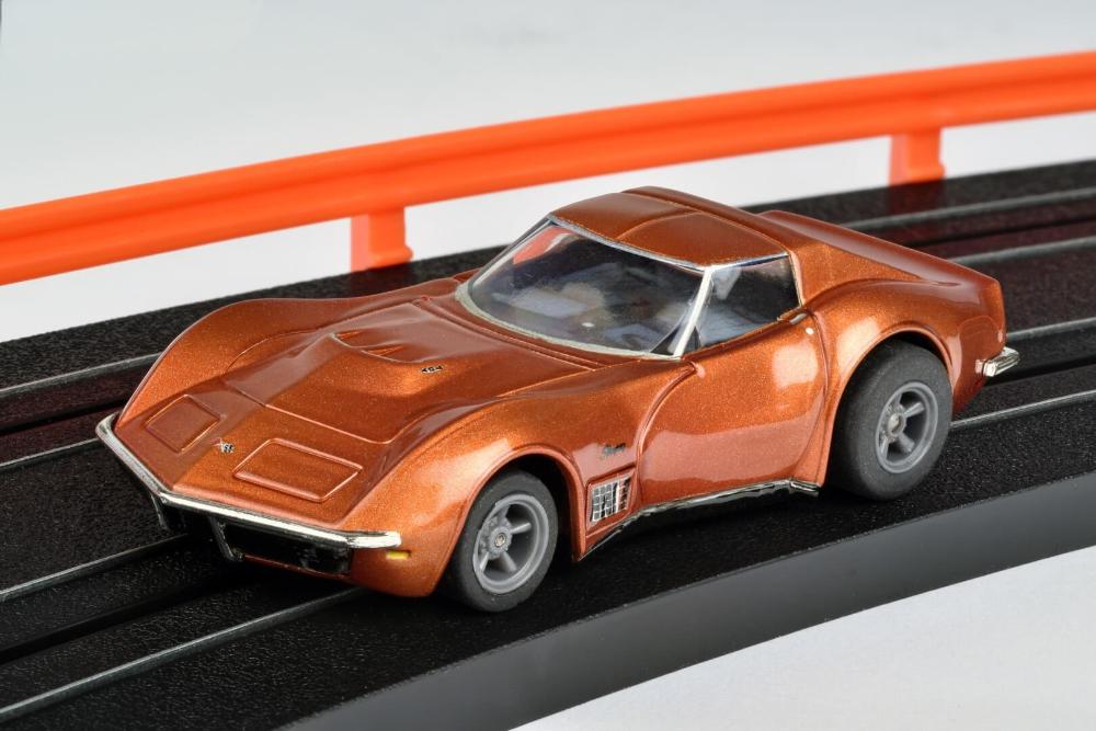 AFX 1970 Corvette LT1 Slot Car (Orange Metallic)