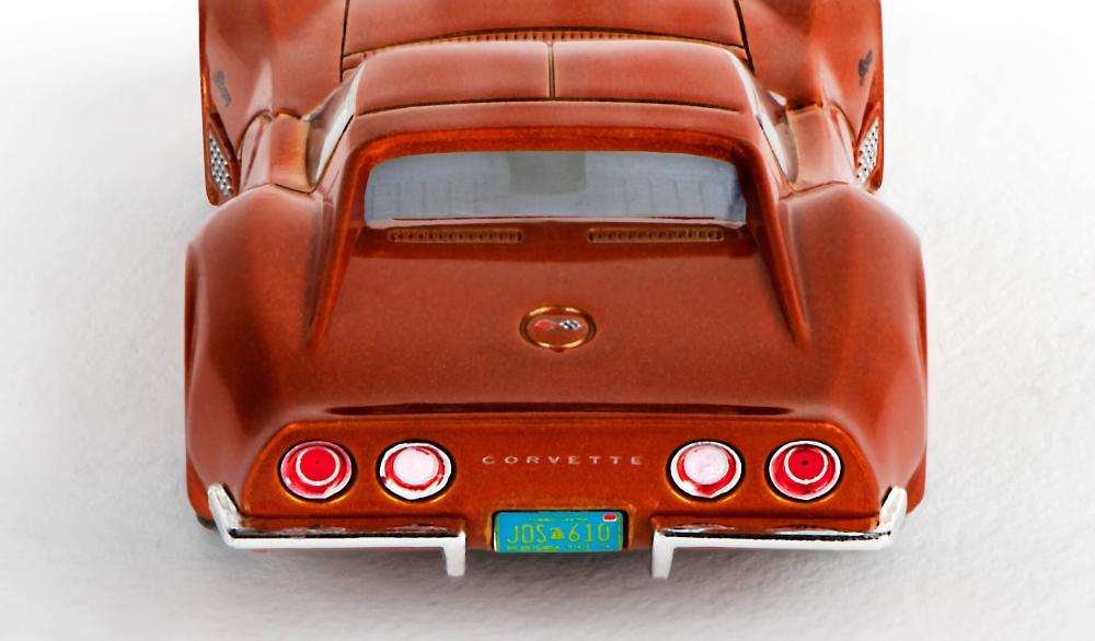 AFX 1970 Corvette LT1 Slot Car (Orange Metallic)