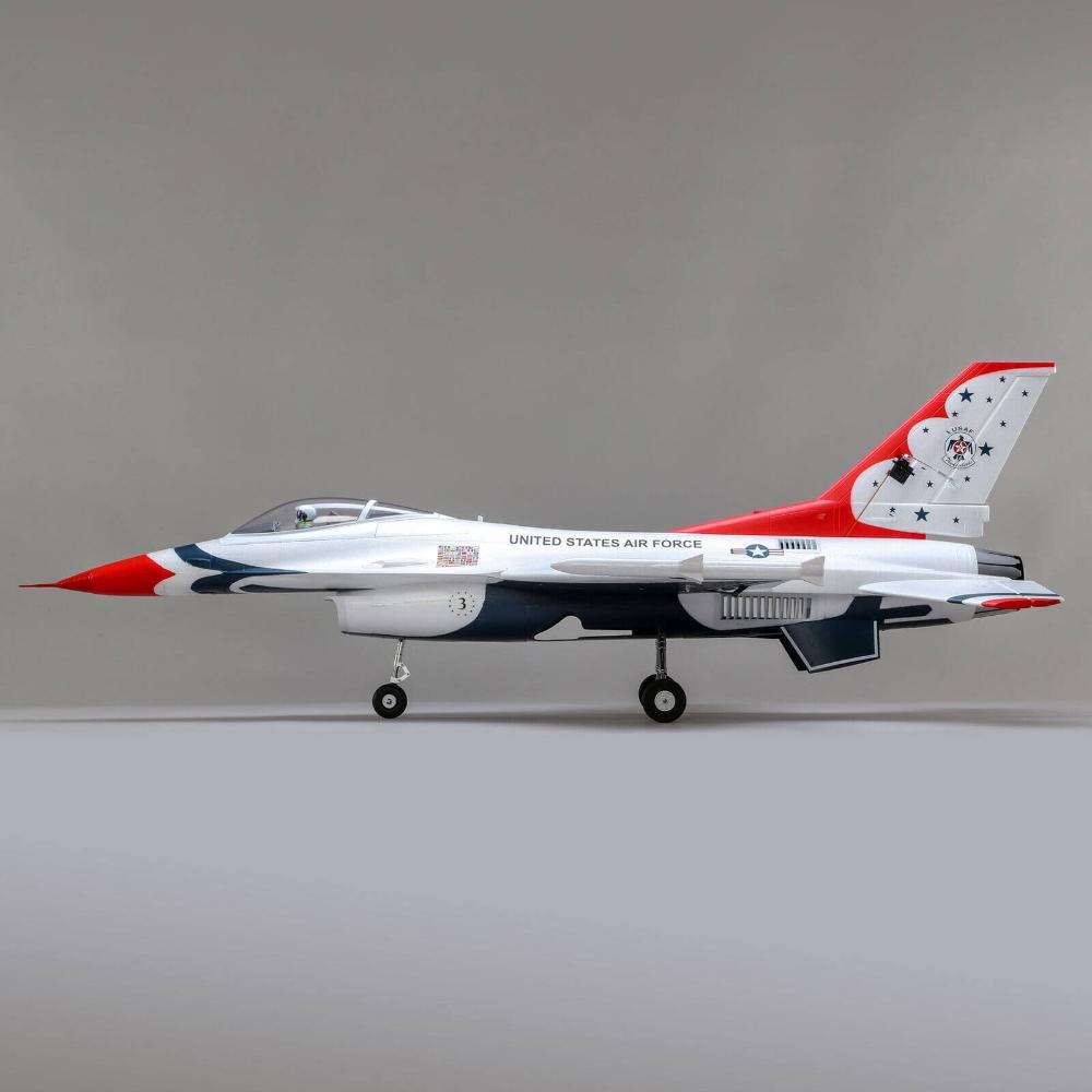 F-16 Thunderbirds 70mm EDF Jet BNF Basic w/ AS3X, SAFE Select