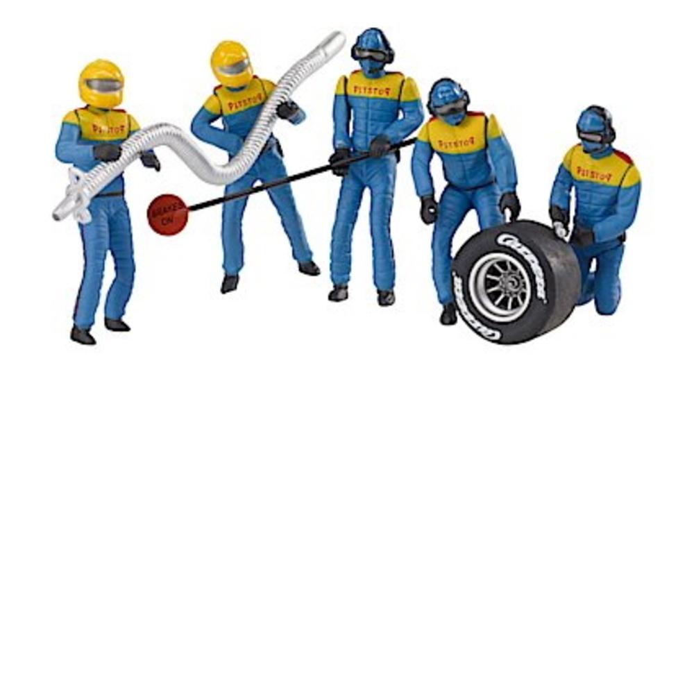 1/32 Set of Mechanic Figures (Blue/Yellow)