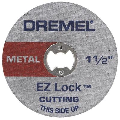 1-1/2-Inch EZ Lock Rotary Tool Cut-Off Wheels for Metal, 5-Pack