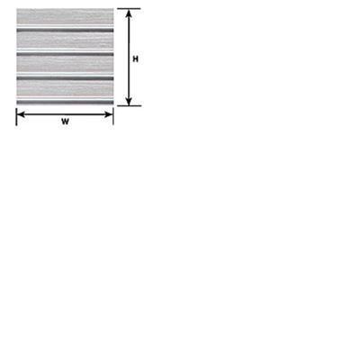 Plastruct Corrugated Rib Roof (2) G-Scale