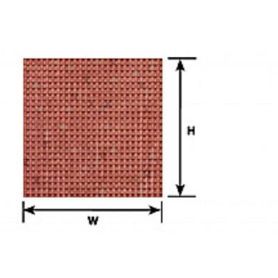 Plastruct N-Scale Spanish Roof Tile Plastic Pattern Sheet (2)