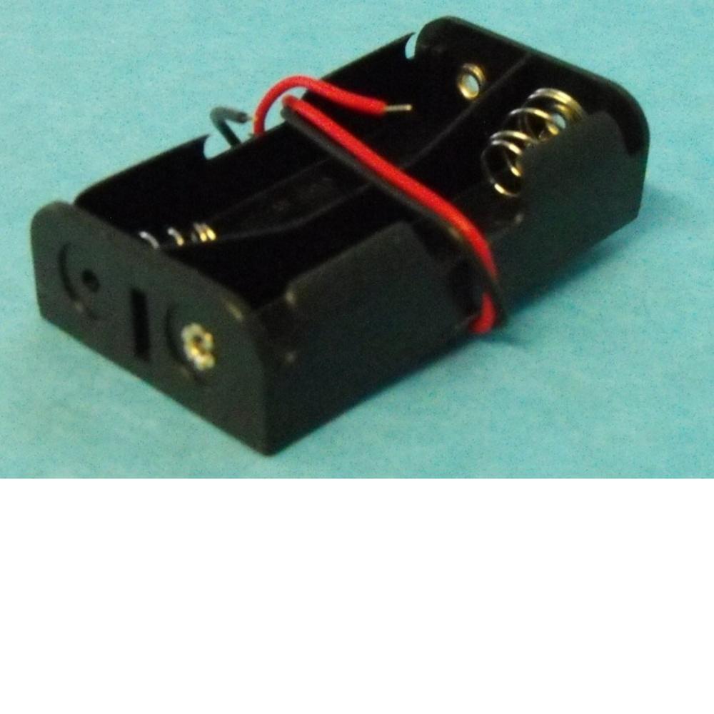 Battery Box for 2 AA Batteries (wired)