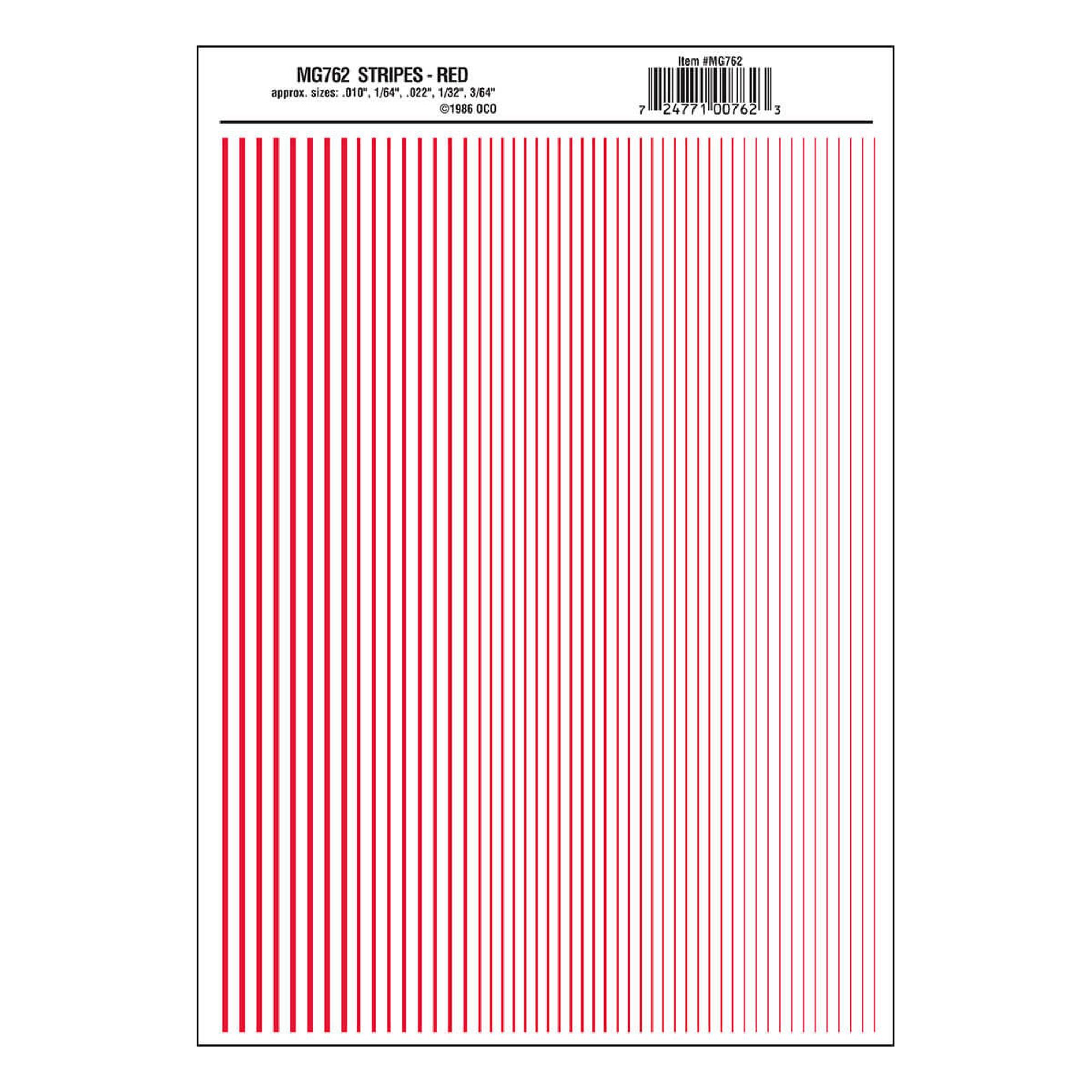 Woodland Scenics Stripes (Red)