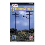N Scale Telephone Poles (12)