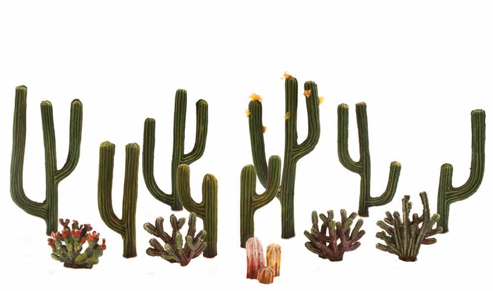 Woodland Scenics Cactus Plants (.5-2.5in, 13 pc)
