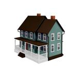 O-Scale Lionel Bishop House - Kit