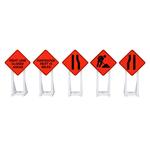 Lionel O-Scale Construction Signs (5 pc)