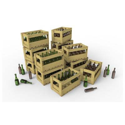 Miniart 1/35 Wine Bottles and Wooden Crates Model Kit