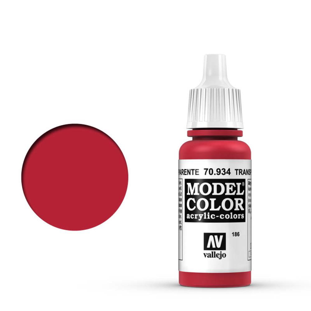 Vallejo Model Color - Transparent Red (17ml)