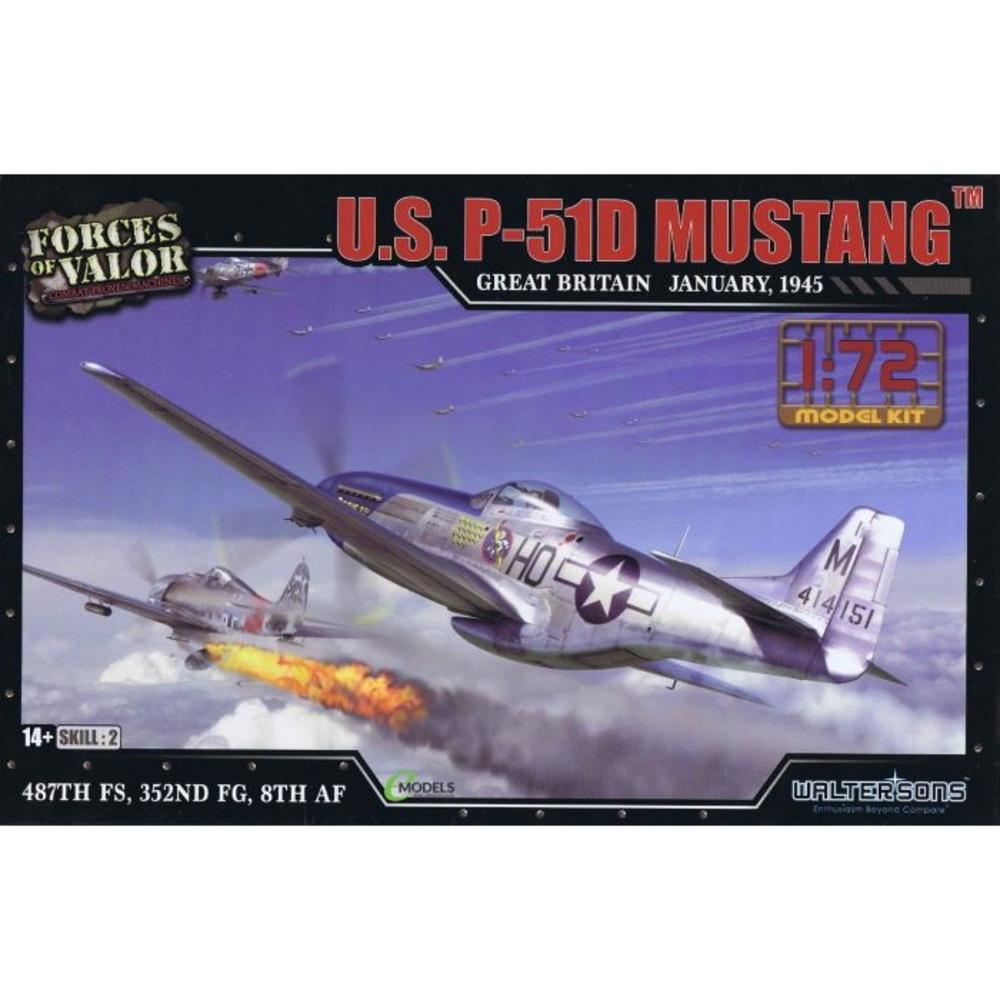 1/72 P-51D Mustang 487th FS, 352nd FG, 8th AF, 1945