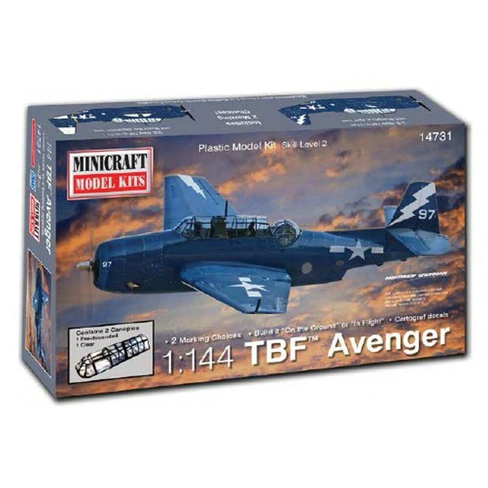 Minicraft 1/144 TBM Avenger Aircraft USN