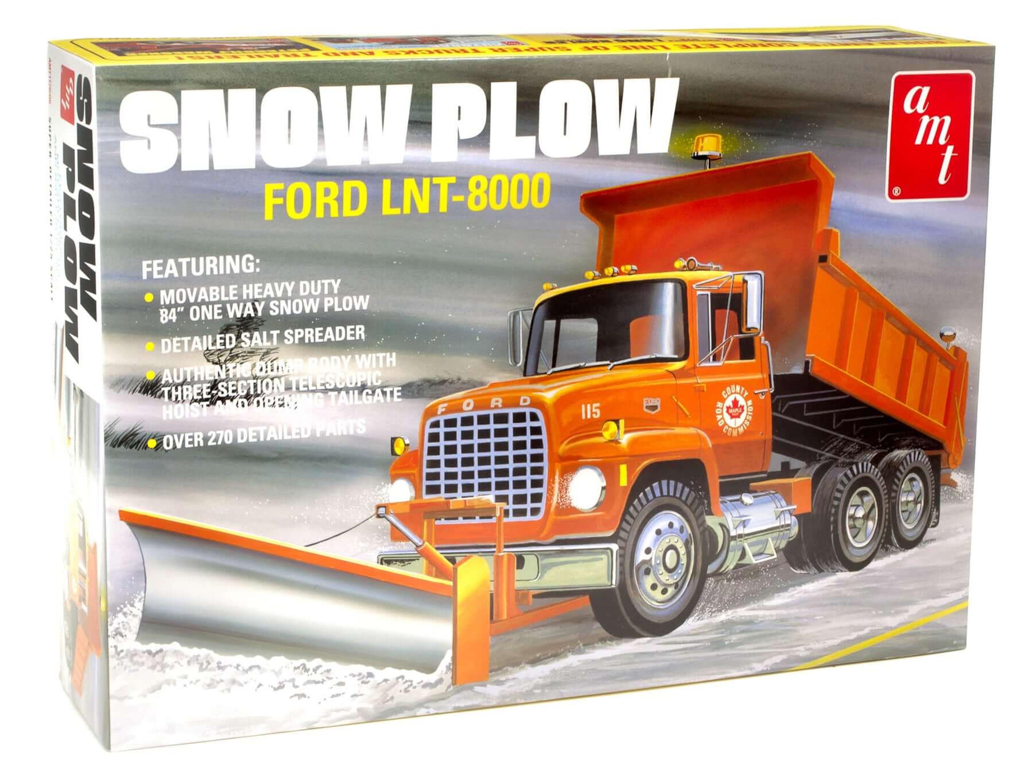1/25 Ford LNT8000 Dump Truck w/Snow Plow