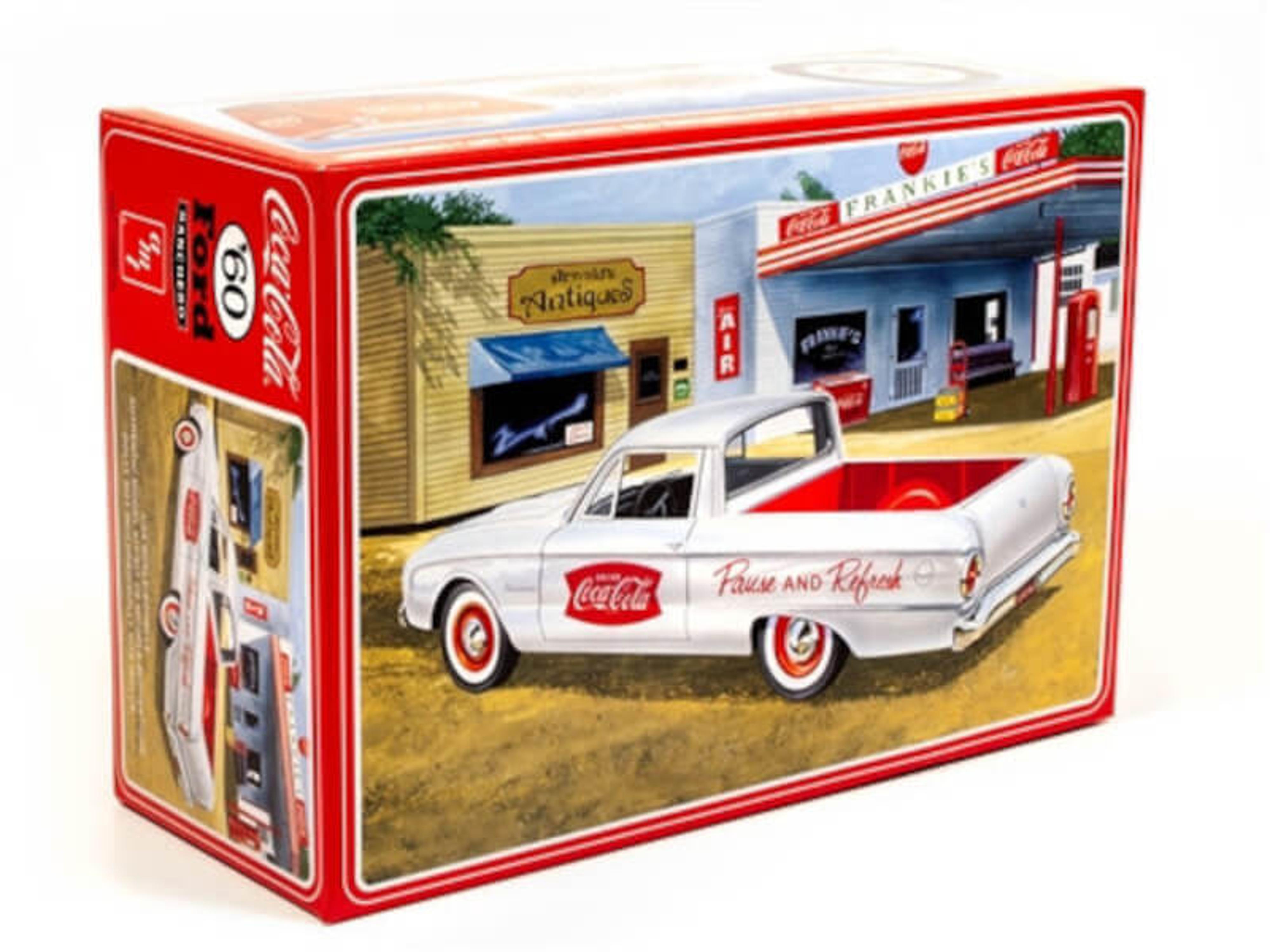 AMT 1/25 1960 Ford Ranchero Model Kit w/ Coca-Cola Chest