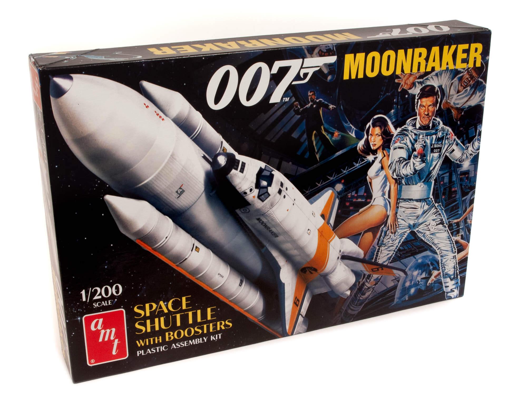 AMT 1/200 James Bond Moonraker Shuttle Model Kit w/ Boosters