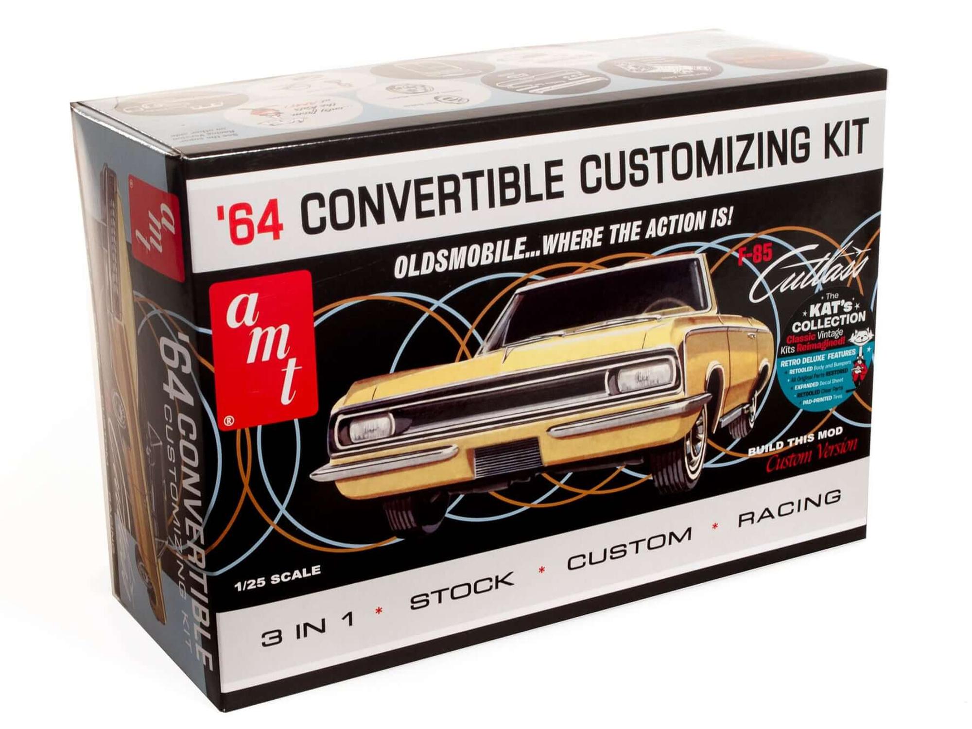 AMT 1/25 1964 Olds Cutlass F-85 Convertible 3-in-1 Model Kit