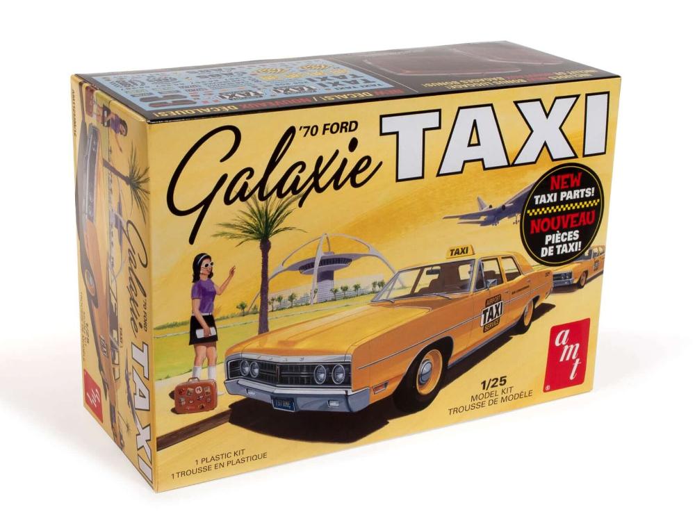 AMT 1/25 1970 Ford Galaxie Taxi Model Kit