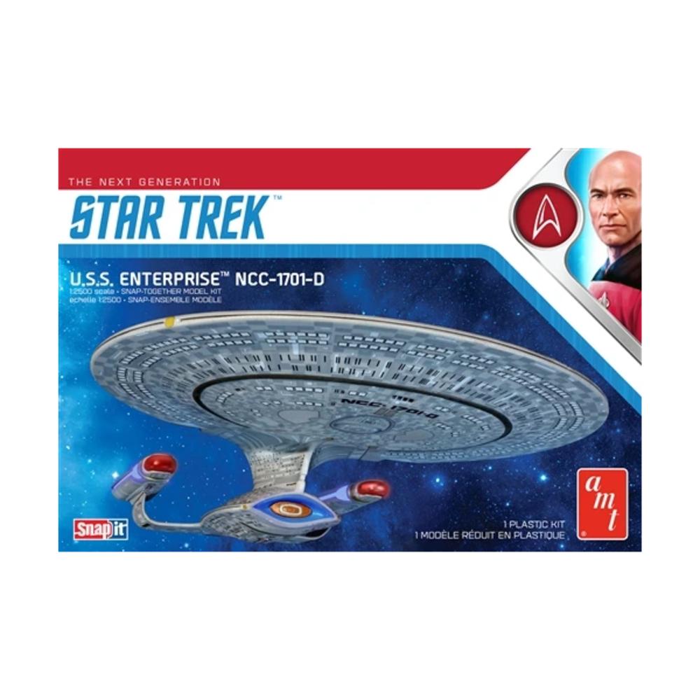 AMT 1/2500 Snap Star Trek U.S.S. Enterprise-D Model Kit