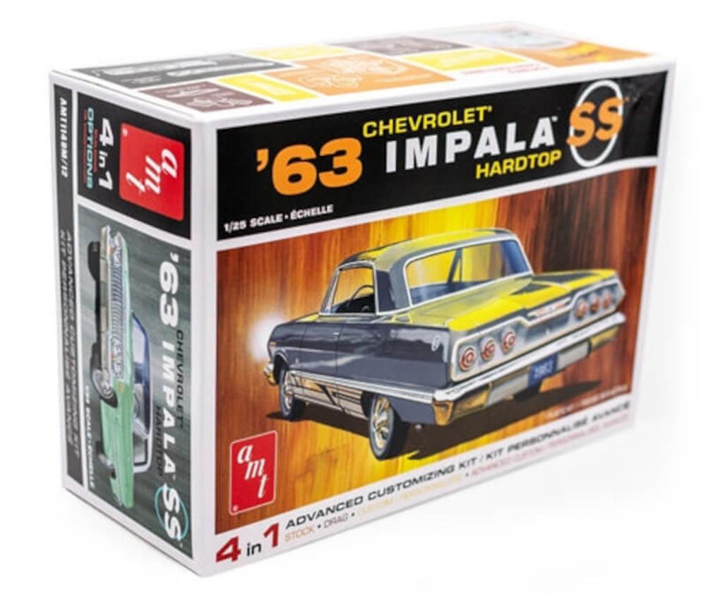 AMT 1/25 1963 Chevy Impala SS 4in1 Model Kit