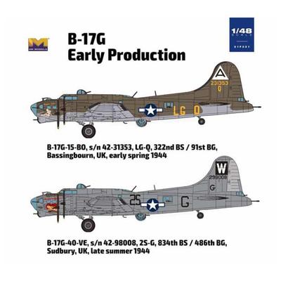 HK Models 1/48 B-17G Flying Fortress Heavy Bomber Model Kit