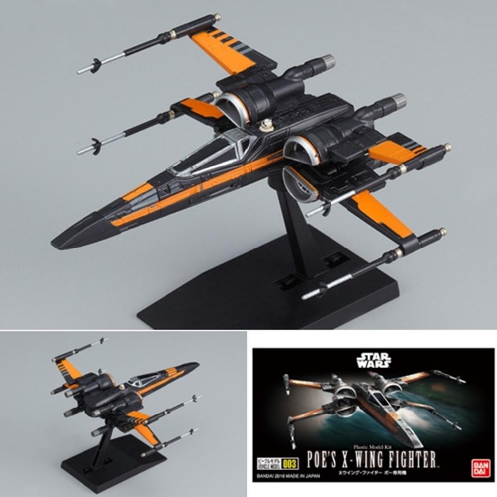 1/144 Star Wars Bandai Vehicle Model Kit 003: Poes X-Wing Fighter