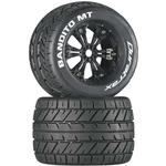 Duratrax Bandito MT 3.8in Mounted Tires Black (2 pc)