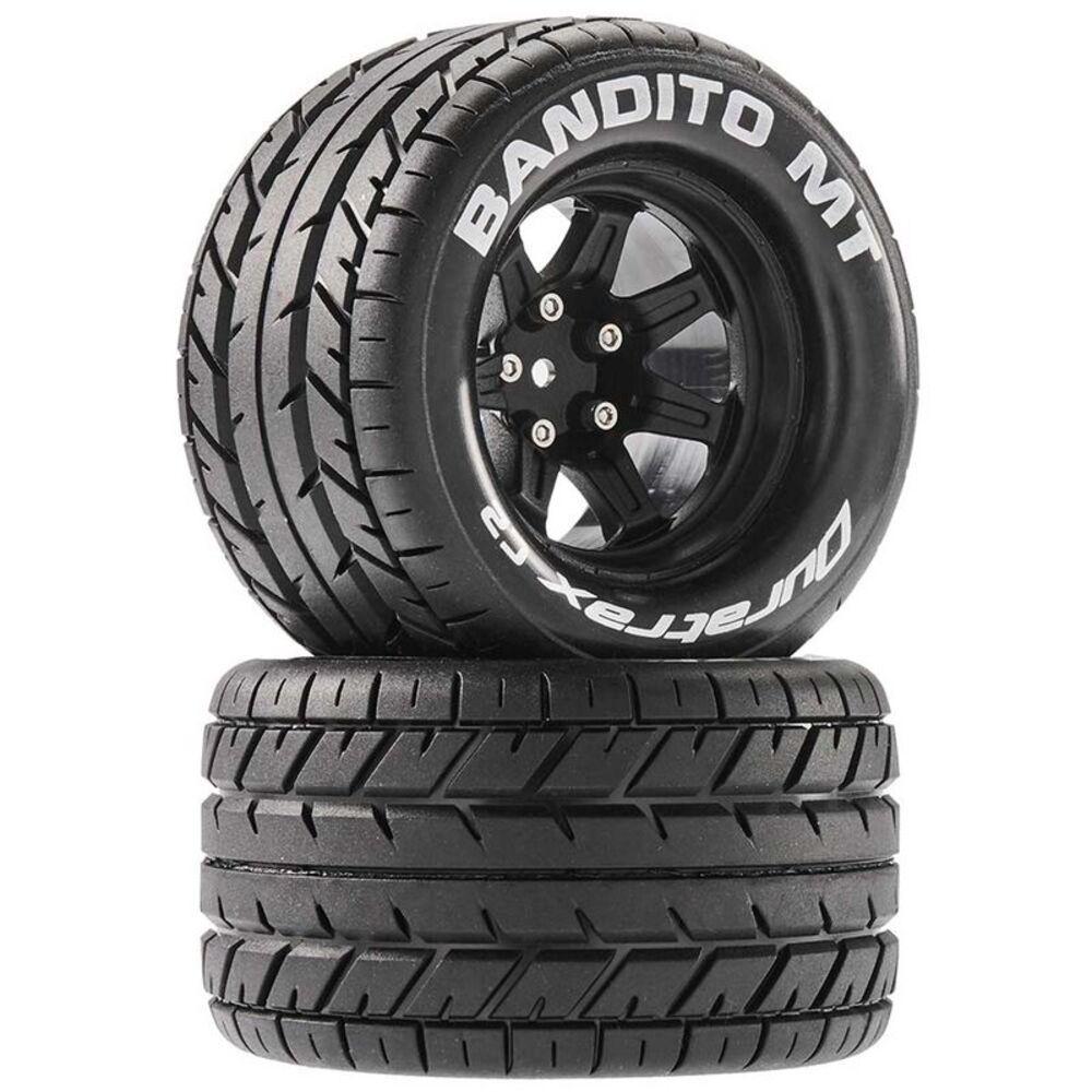 Duratrax Bandito MT 2.8 Mounted Tires (Black) (2pc)