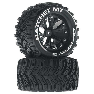 Duratrax Hatchet MT 2.8in 2WD Mounted Rear Tires (Black) (2 pc)