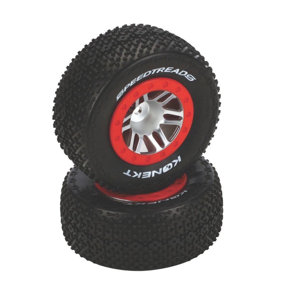 SpeedTreads Konekt SC tires Mounted: Slash Front (2)