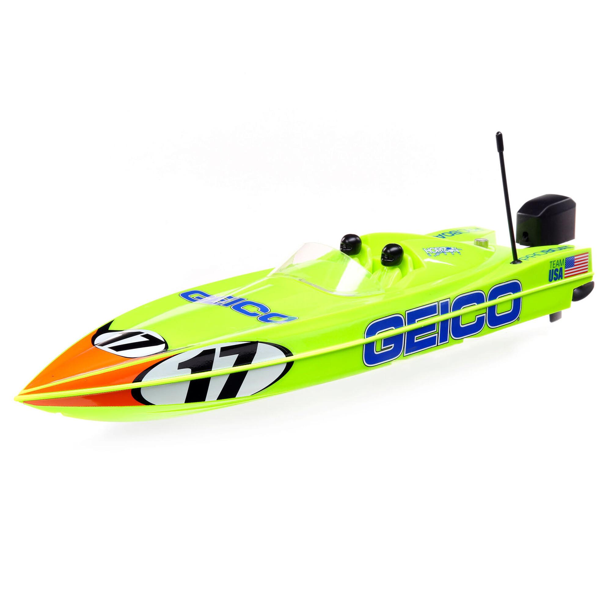 Pro Boat Miss GEICO Power Boat Racer Self-Righting Deep-V RTR R/C Boat